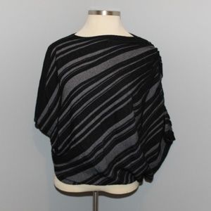 Lane Bryant Asymmetric Poncho Sweater HW5234